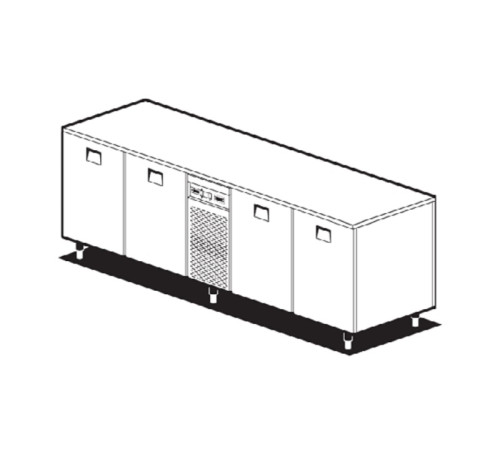 СТОЛ С ХОЛОД.ШКАФОМ GEMM TBP/27