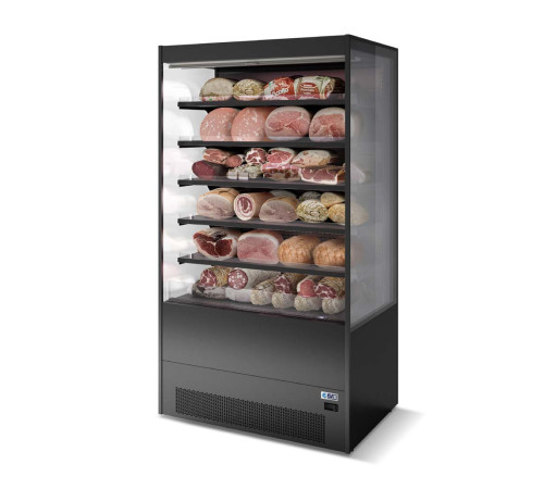 ГОРКА ХОЛОДИЛЬНАЯ ISA GALAXY OPEN BACKCOUNTER RV TN H205 L125 INOX, 5 ПОЛОК