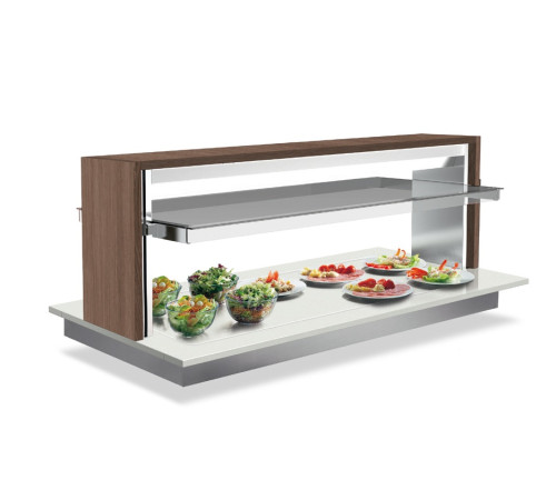 ПРИЛАВОК ПОДОГР/ПАР ENOFRIGO DROP IN DOGE ISOLA 2000 BM ВСТРАИВАЕМЫЙ ЦВЕТ DARK