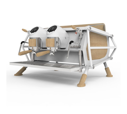 Кофемашина Sanremo Café Racer 2 гр. 220В white and wood