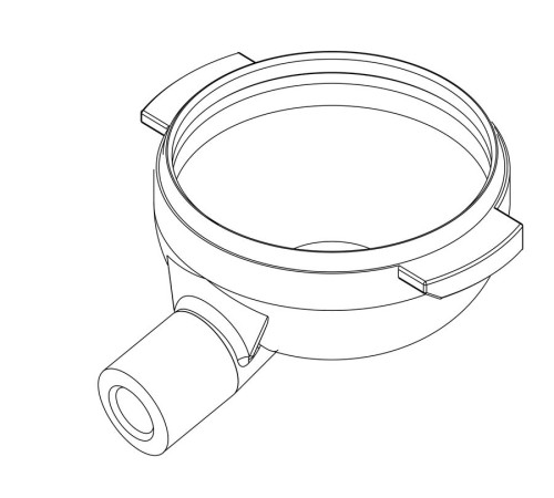 Корпус фильтродержателя CW510L, Sanremo, арт. 10054000A