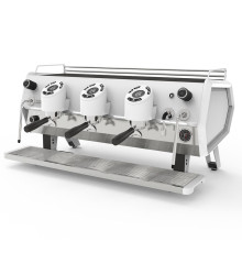 Кофемашина Sanremo D8 PRO 3 высокие гр,Total White,Подсветка+Cold Touch+Система смешанной воды,белая