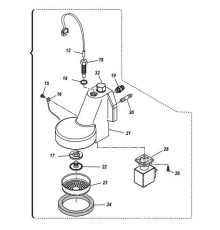 Комплект для тех.обслуживания помпы E61 F18 2-3GR, Sanremo, арт. KITGRUPPOF18