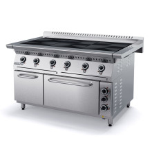 Плита электрическая ПЭ69Ж, 6 конфорок, духовка из угл. стали,  22,8 кВт, 400В