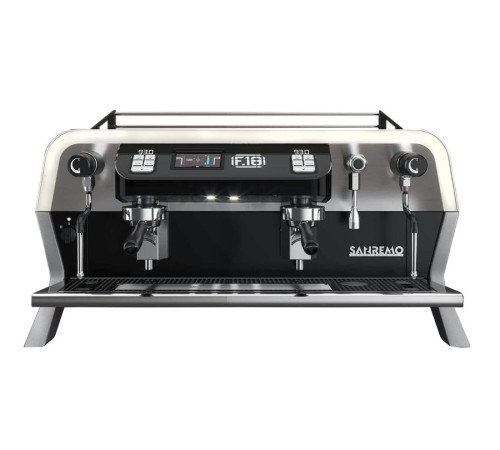 Кофемашина Sanremo F18 2 высокие гр. белая