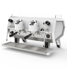 Кофемашина Sanremo D8 2 высокие гр, Подсветка групп+Cold Touch, Total White, белая