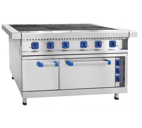 Плита электрическая Abat ЭП-6ЖШ-К-2/1, вся нерж.