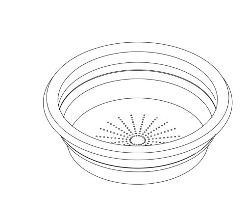 Держатель фильтра (портафильтр на 2 чашки) 12Г H.21,5 AISI 304 арт. 10052074А , нерж.сталь