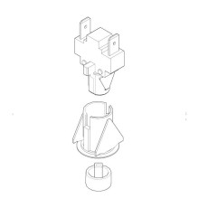 Комплект одиночного переключателя, Sanremo, арт.KCRINTEUNI