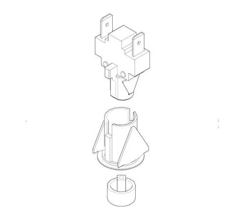 Комплект одиночного переключателя, Sanremo, арт.KCRINTEUNI