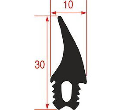 GUA030 Резинка прижимная для мод.43 GARBIN