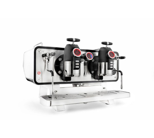 Кофемашина Sanremo Opera 2 высокие гр. стальная-белая - внешняя помпа