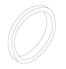 Уплотнительное кольцо нагревательного элемента PTFE D49, Sanremo, арт.10502015