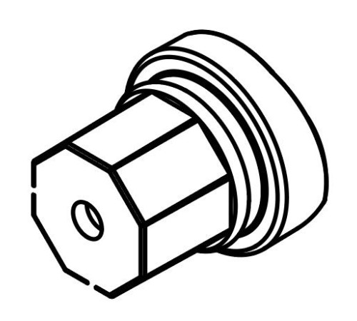 Динамическая (подвижная) гайка для F18, Sanremo, арт.10041946