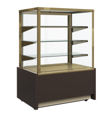 Витрина кондитерская Полюс KC70 VM 1,3-1 0102-0109 (ВХСв-1,3д Сarboma Cube),  без полок