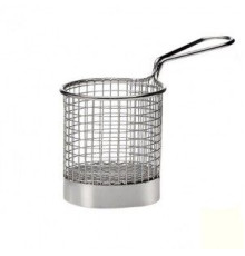 Корзина для закусок цилиндр 90х95 мм нерж BSKR9NM