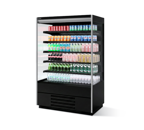 Витрина холодильная Berg 125,Черный  RAL9005