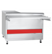 Прилавок кассовый Abat КК-70КМ  (универсальная) вся нерж.