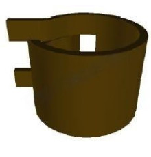 Оцинкованный эластичный зажим, арт. RC1019A, без ГТД