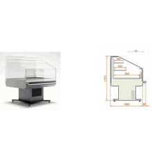 Бонета холодильная WCC Calypso 06 1.25 RAL 7016 ES SYSTEM K