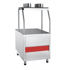 Прилавок для столовых приборов Abat ПСП-70КМ  (630 мм) вся нерж.