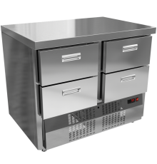 Стол холодильный Kroner СХ 4я-100-70