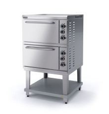 Шкаф жарочный электрический ШЖЭ92, лицевая нерж., модульная, две стандартных духовки из угл. стали