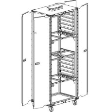 Стеллаж загрузочный для печей 6+6 XWBYC-12-EU-D