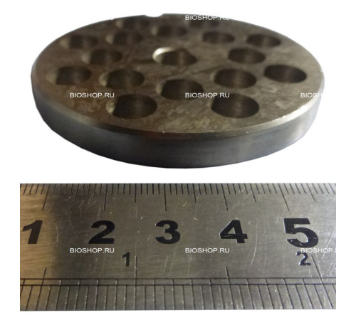 Решетка для мясорубки Ø 70 мм, отверстия 10 мм