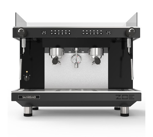 Кофемашина Sanremo Zoe Competition SED (автомат) 2 высокие гр. черная