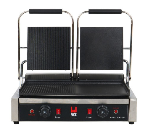 Гриль контактный Rock Kitchen RK-CG813B-SS