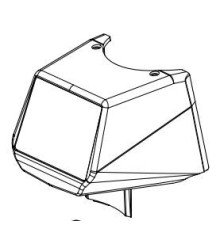 Дисплей  (экран+корпус), арт.900001706/R