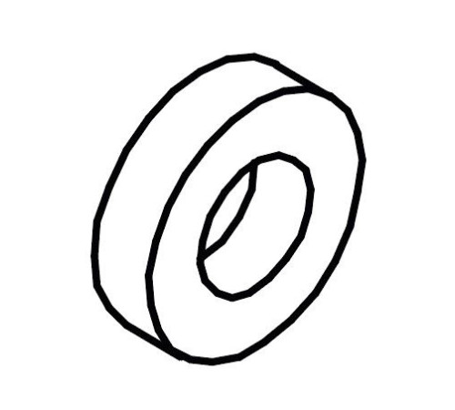 Прокладка EPDM PEROX 75SHA Ø15,5XØI8X4, Sanremo арт. 10054452