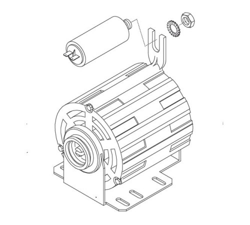 Мотор-редуктор для вибрационного (поршневого) насоса кофемашины, Sanremo. арт.10252095A