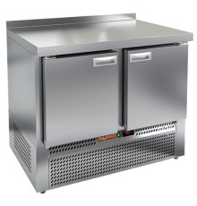 GNE 11/BT стол охл.(-10-18), 2 двери, 1000х700х850мм, ниж.распол.агрегата, HICOLD RUS