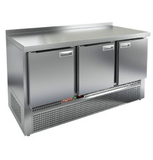 GNE 111/BT стол охл.(-10-18), 3 двери, 1485х700х850мм, ниж.распол.агрегата, HICOLD RUS