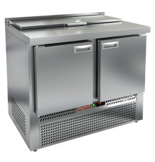 SLE1-11GN (1/3) стол для салатов  охл.(+2+10), 2 двери, 1000х700х850мм, ниж.распол.агрегата