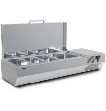 Витрина для ингредиентов Полюс A40 SM 1,2 с крышкой (3 GN1/3+1 GN1/2)