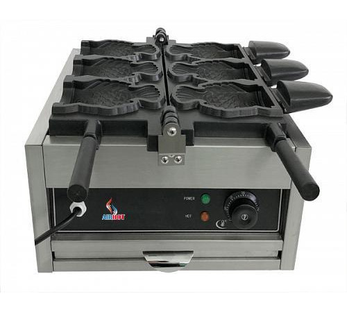 ВАФЕЛЬНИЦА AIRHOT РЫБКИ WBF-3 ТАЙЯКИ ВАФЕЛЬНИЦА AIRHOT РЫБКИ WBF-3 ТАЙЯКИ