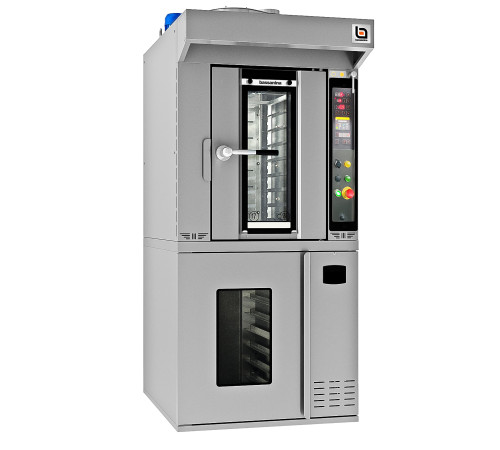 ПЕЧЬ РОТАЦИОННАЯ BASSANINA FR MINI E46.10 КОМПЛЕКТ С РАССТОЙКОЙ FR MINI E46.PR LCD