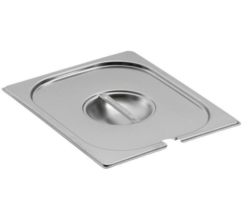 КРЫШКА К ГАСТРОЕМКОСТИ 1/6 С ОТВЕРСТИЕМ ДЛЯ ЛОЖКИ