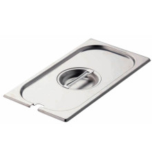 КРЫШКА К ГАСТРОЕМКОСТИ 1/2 С ОТВЕРСТИЕМ ДЛЯ ЛОЖКИ