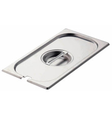 КРЫШКА К ГАСТРОЕМКОСТИ 1/3 С ОТВЕРСТИЕМ ДЛЯ ЛОЖКИ