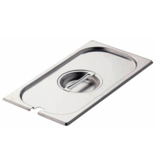 КРЫШКА К ГАСТРОЕМКОСТИ 1/4 С ОТВЕРСТИЕМ ДЛЯ ЛОЖКИ