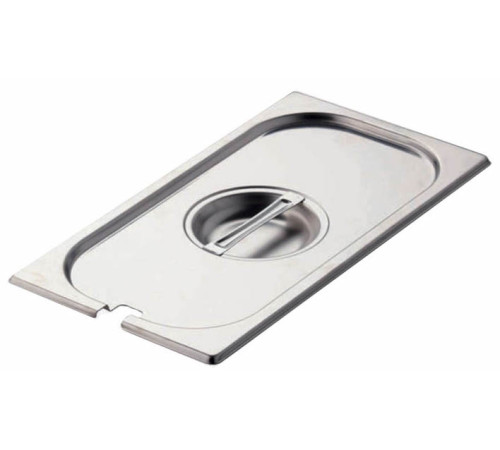 КРЫШКА К ГАСТРОЕМКОСТИ 1/4 С ОТВЕРСТИЕМ ДЛЯ ЛОЖКИ