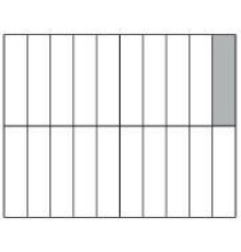 РЕШЕТКА PANERO G 20 50X200 MM ДЛЯ SQ И PB