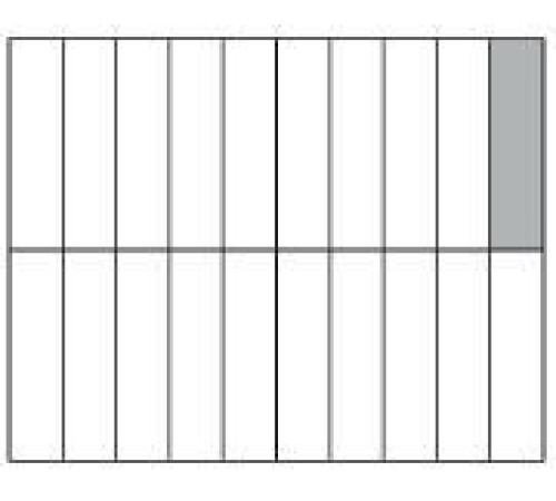 РЕШЕТКА PANERO G 20 50X200 MM ДЛЯ SQ И PB