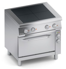 ПЛИТА 4 КОНФОРОЧНАЯ 700 СЕРИИ VEROTERM VT7RUE10FV С КОНВЕКЦИОННЫМ ШКАФОМ