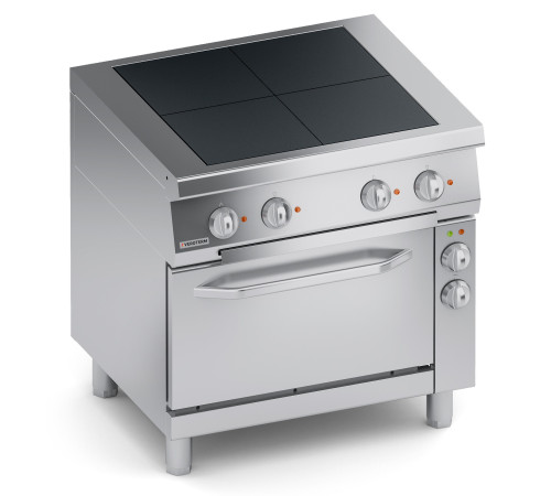 ПЛИТА 4 КОНФОРОЧНАЯ 700 СЕРИИ VEROTERM VT7RUE10FV С КОНВЕКЦИОННЫМ ШКАФОМ