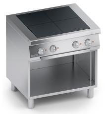 ПЛИТА 4 КОНФОРОЧНАЯ 700 СЕРИИ VEROTERM VT7RUE10VV С ОТКРЫТЫМ ШКАФОМ